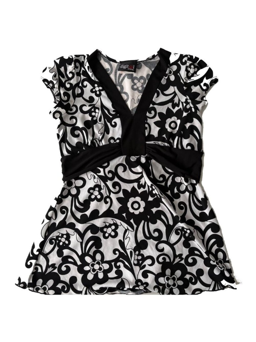 Digital Clothing V-Neck Top